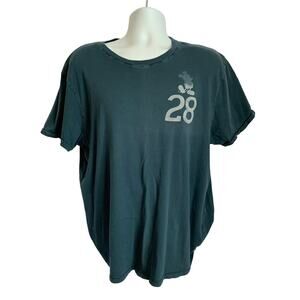 Junk Food Mickey Mouse 28 Blue Large Men's 100% Cotton T Shirt